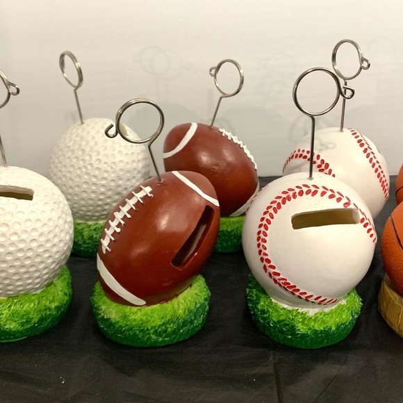 Mini Sports Basketball Coin Bank and Picture Holder Handmade Basketball … - Picture 5 of 7